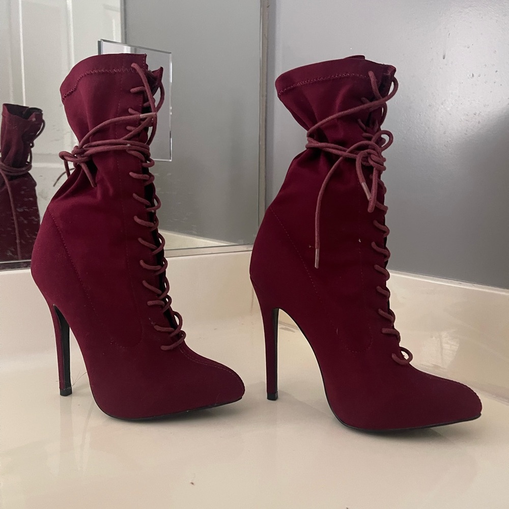 Booties 6 inch heel
